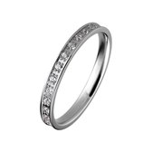 Bering Dames Dames Stainless Steel Ring Zirkonia 68 Zilver 32000496