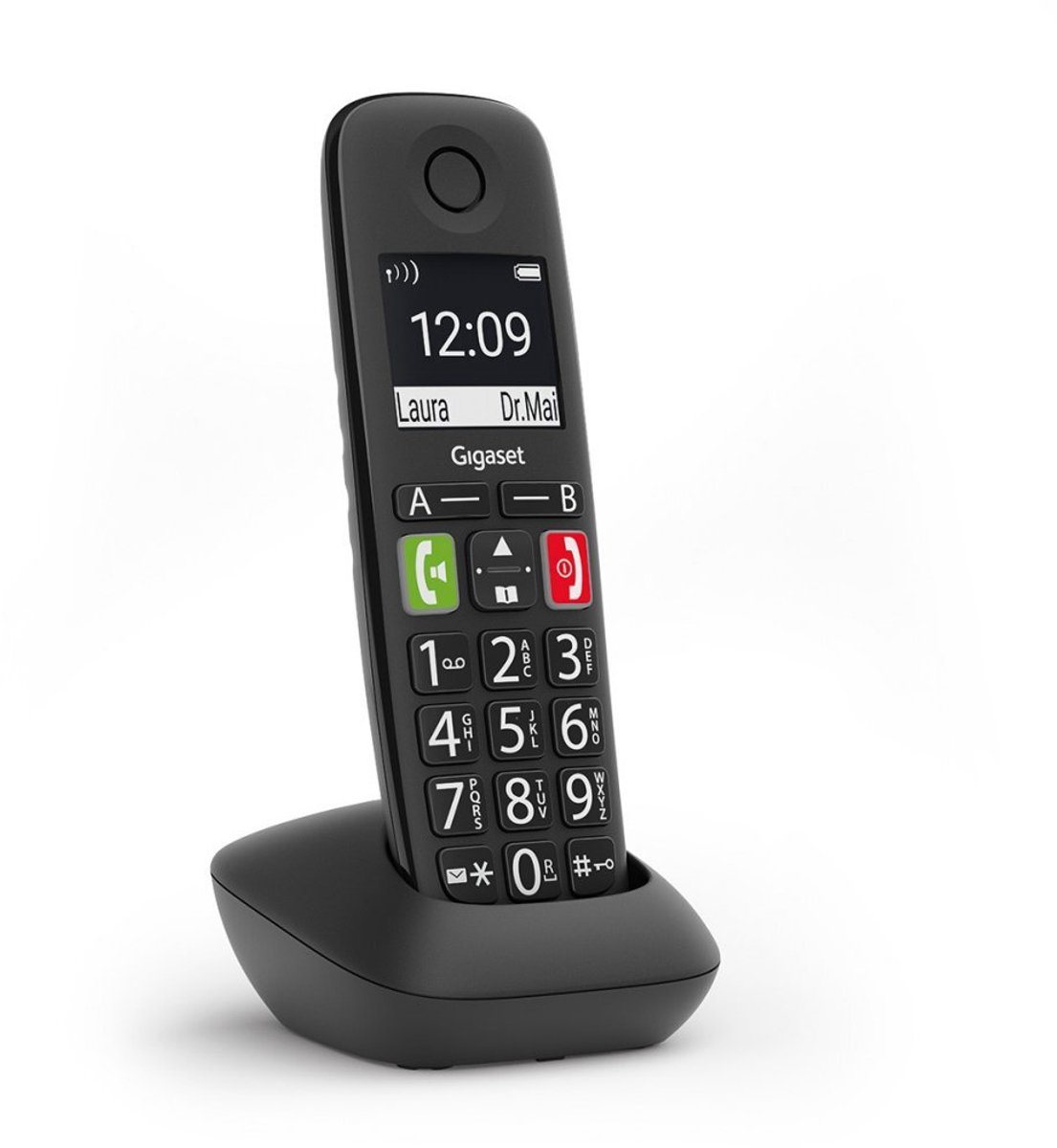 Gigaset E290R HX - big buttons - black