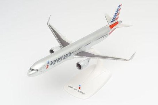 Behandeling explosie dump Herpa Airbus vliegtuig A321neo American Airlines schaal 1:200 lengte 18cm |  bol.com