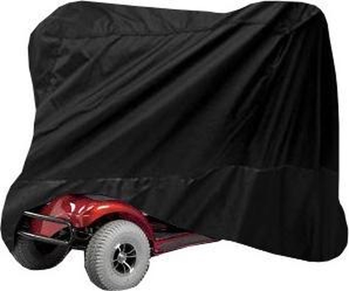 Goedkoopste Scootmobiel Hoes - Zwart - Afdekhoes - Regenhoes - Maat M