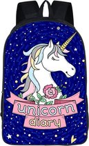 GoPa Unicorn Diary Kinderrugzak | 18 Liter | rugtas | schooltas | Eenhoorn
