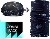 Combipack | Skibril | Bandana | Sjaal | Beschermhoes | Cover | Skihelm | Wintersport | Ski | Snowboard | Mondmasker