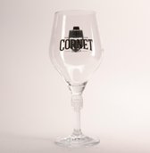 Cornet Bierglas - 33cl - Origineel glas van de brouwerij - Glas op voet - Nieuw