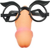 Penismasker Met Bril - Grappig sex speeltje - Realistische eikel - Voor koppels - Ideaal voor spelletjes - Penetratie - Fun - Sex toys - Spannend attribuut - Seksspeeltjes Voor Kop