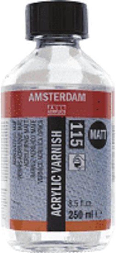 Foto: Amsterdam acrylvernis mat 115 fles 250 ml