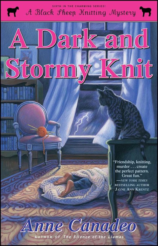 A Black Sheep Knitting Mystery - A Dark and Stormy Knit - cover