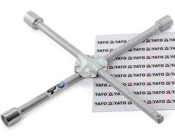 YATO YT-0801 - Kruissleutel voor Wielmoeren - Versterkt - CrV Staal
