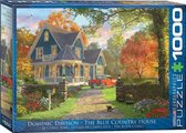 Eurographics puzzel The Blue Country House - Dominic Davison - 1000 stukjes