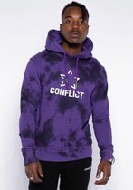 Conflict Hoodie Tie Dye Purple