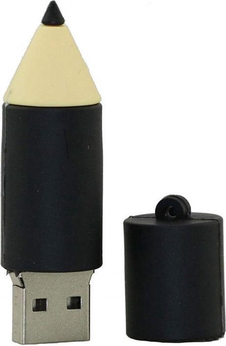 Potlood vorm usb stick 8gb - 1 jaar garantie - A graden klasse chip