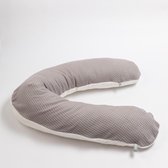 Voedingskussen Bamboom Soft Stone Warmgrijs