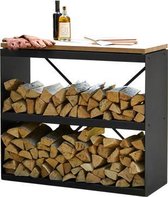 OFYR Wood Storage Dressoir Black - Houtopslag - BBQ werktafel