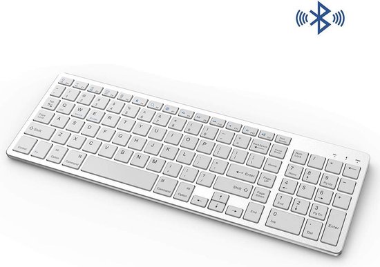Oprichter werkgelegenheid Ouderling A-KONIC© Toetsenbord Draadloos met Bluetooth 3.0 - Universeel Oplaadbaar  Keyboard -... | bol.com