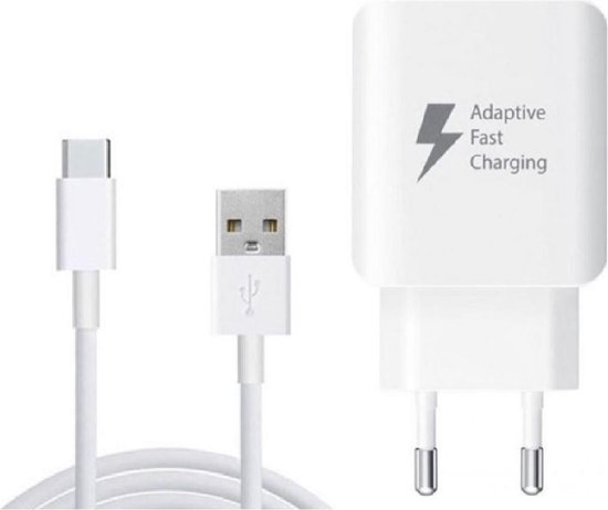 Samsung snellader fast charger ook voor Sony, LG - 1m type C - 2.0A - wit | bol.com