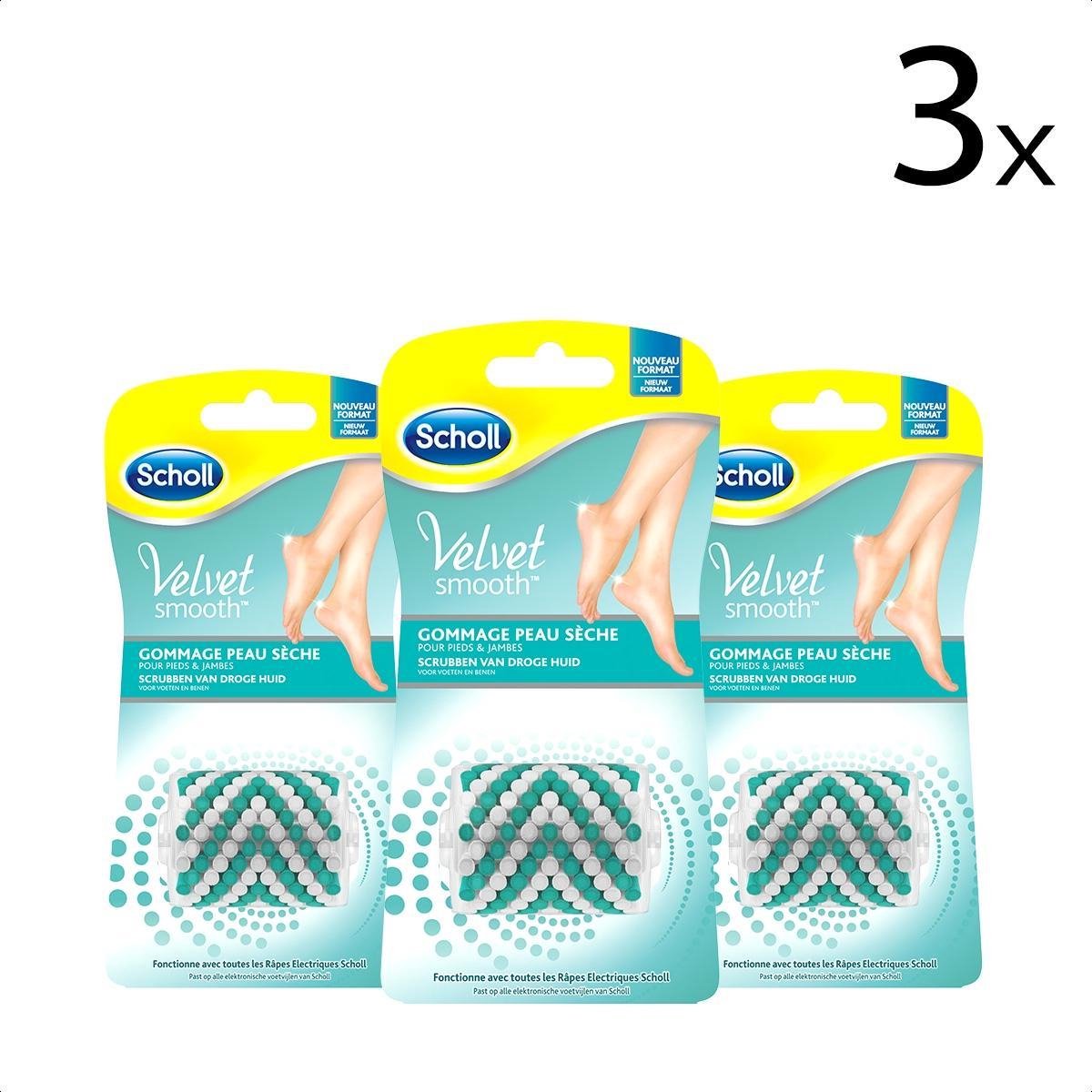 Scholl Voetvijl - Navulling Velvet Smooth - Extra Fijn - 2 Stuks x3