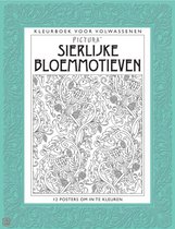 Kleurboek voor volwassenen Sierlijke bloemmotieven