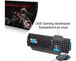 USB Gaming Desktopset -Toetsenbord en Muis