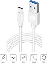 Olesit USB-C / Type C 1 Meter Fast Charge 3.6A – Snelle Oplaadkabel - Veilig laden - Data Sync & Transfer - Wit