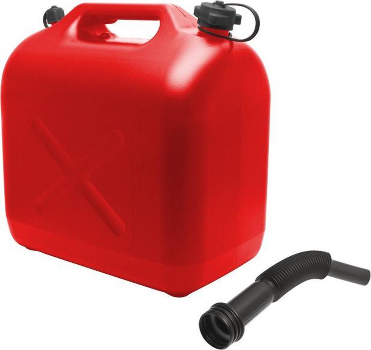 Jerry Can Benzine Kan Reserve Brandstoftank 20L / 30L Metalen Brandstof Kan Benzine Diesel Draagbare Verdikte Reserve Brandstoftank Met Flexibele Slang, Groen