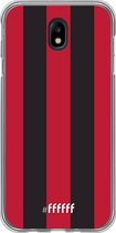 Samsung Galaxy J7 (2017) Hoesje Transparant TPU Case - AC Milan #ffffff