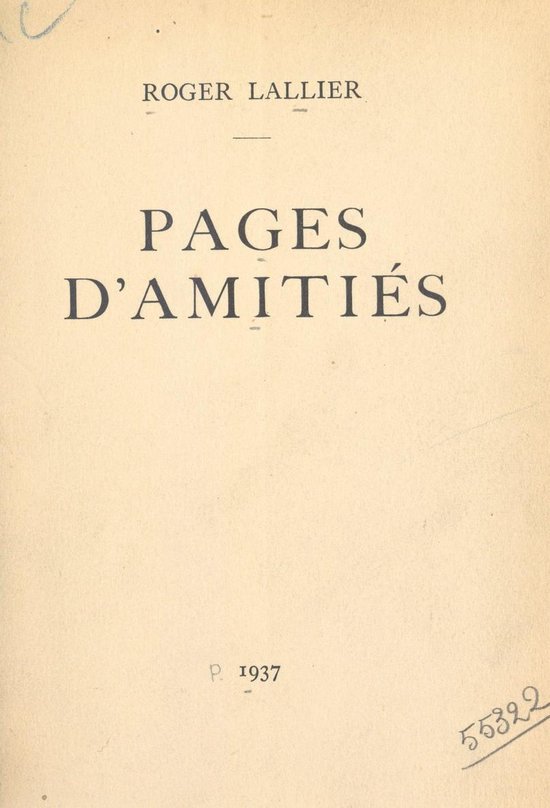 Pages d'amitiés