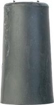 Wovar Deurstopper Rubber Zwart 75 mm | Per Stuk | Deurbuffer | Deurstopper binnen