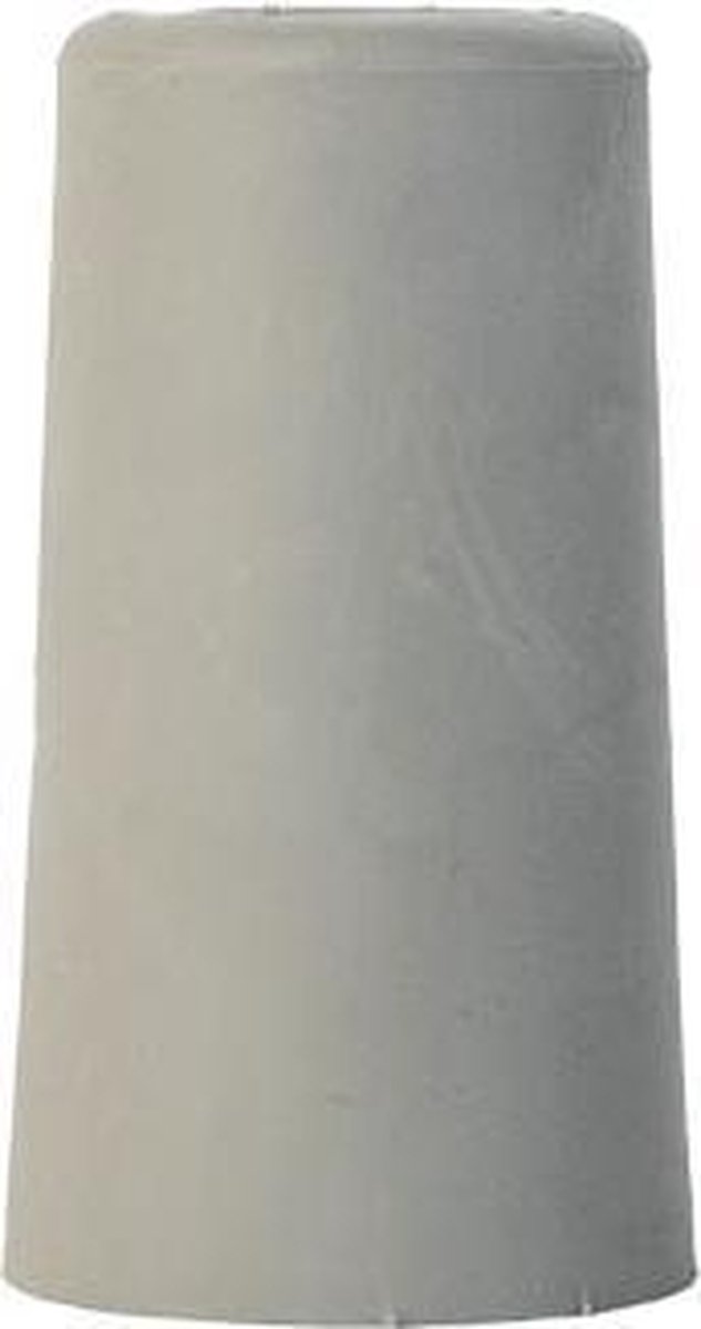 Wovar Deurstopper Rubber Grijs 75 mm | Per Stuk