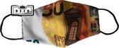Mondkapje - Mondkap -Mondmasker - Masker - Gezichtkapje - Uitwasbaar - Herbruikbaar - Niet Medisch - Gekleurde mondkapje – Katoen mondkapje - €50,- - 50 euro - biljet - geld