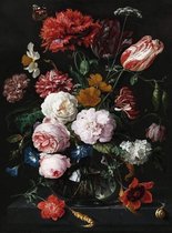 Fotobehang - Vase of Flowers 192x260cm - Vliesbehang