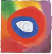 Wassily Kandinsky - Etudes de couleurs avec impression d'art technique 40x50cm