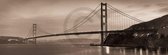 Alan Blaustein - Golden Gate Bridge II Kunstdruk 90x30cm