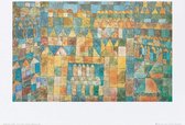 Paul Klee - Tempelviertel von Pert, 1928 Kunstdruk 50x40cm