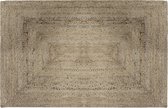 Atmosphera vierkant jute naturel tapijt 170 cm x 120 cm - Vloerkleed - Geweven