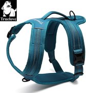 Treulove honden tuig - Honden harnas - Tuigje - Harnas - Turquoise - L