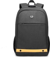 Golden Wolf Backpack - Sac à dos - Sac pour ordinateur portable - Sac de moto - Anthracite - Smartlock