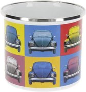 Mug Volkswagen Beetle Enamel 500ml - Multicolore