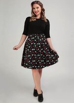 Collectif Trinette Swallows & Cherries 50's Swing Rok Multi