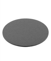 Daff onderzetter - vilt - rond 10cm - graphite - grijs