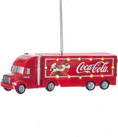 Camion Coca-Cola avec ornement de Noël fonctionnel