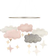 Fantasy Clouds Baby Mobiel - Pale Pink