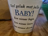 Kaarsen Cadeaugeschenk Geboorte baby 3stuks