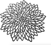 4x Luxe Zwarte Placemats | 38 cm | By You-Home.nl