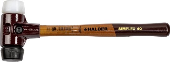 Halder SIMPLEX-hamer 40  RUBBER/SUPERPL. TE SIMPL