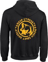 hoodie - men  - sweater - capuchon - kap - rits - fitness - bodybuilding powerlifting - MEDIUM