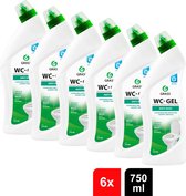 Grass WC-Gel  - Toiletreiniger - 6 x 600ml - Voordeelverpakking