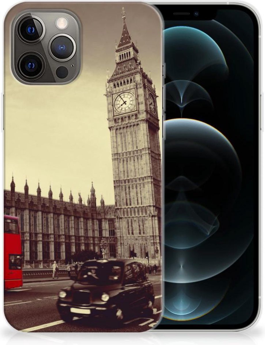 iPhone 12 Pro Max Siliconen Back Cover Londen