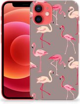 Cover Case iPhone 12 Mini Smartphone hoesje Flamingo