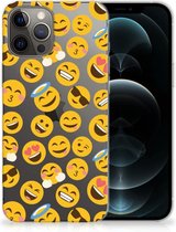 Backcover Soft Siliconen Hoesje iPhone 12 Pro Max Telefoon Hoesje Super als Cadeautjes voor Meisjes Emoji
