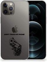 TPU Silicone Etui pour iPhone 12 Pro Max Coque Gun Dtmp