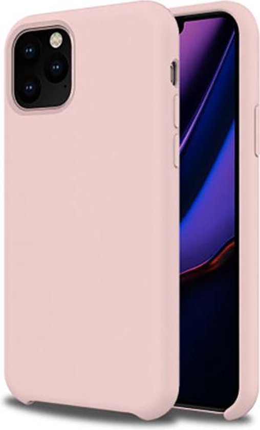 bol.com | iphone 12 pro max hoesje roze - iPhone 12 pro max siliconen case  - hoesje iPhone 12...